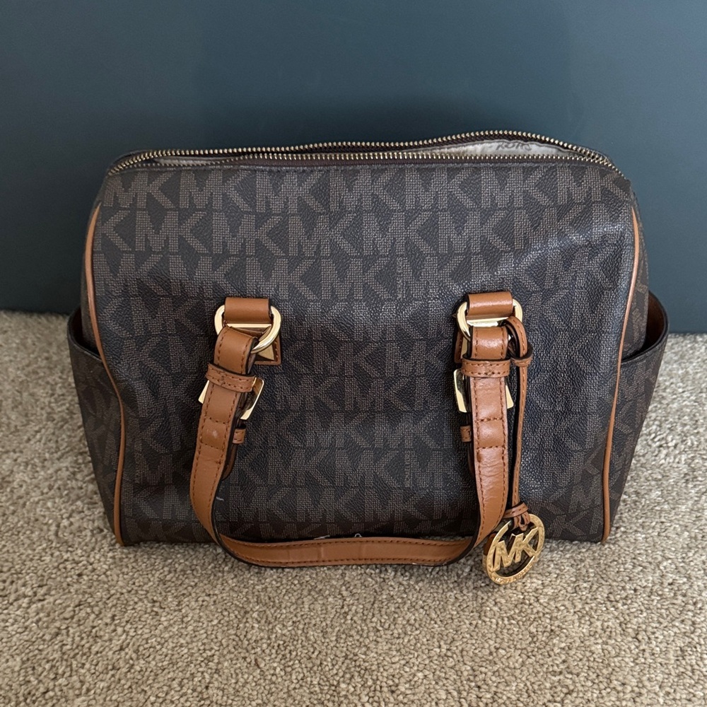 Michael Kors Dark Brown Duffel Bag